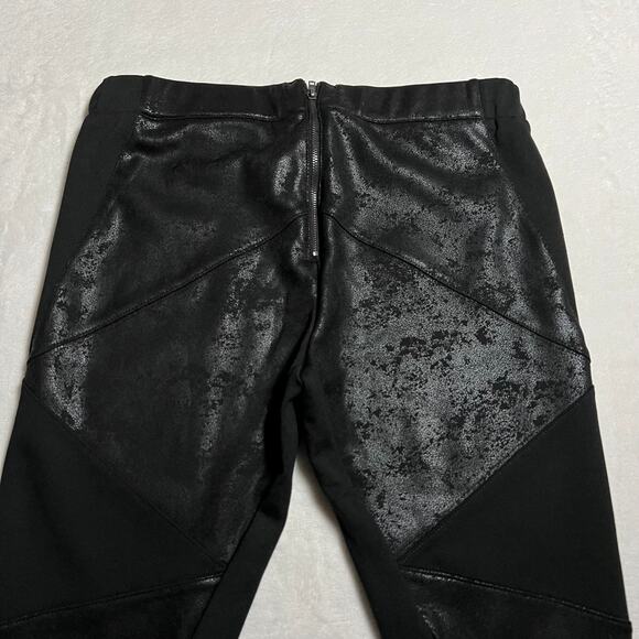 Romeo & Juliet Couture Pull On Coated Ponte Skinny Pants Size Small Rocker - Picture 5 of 10